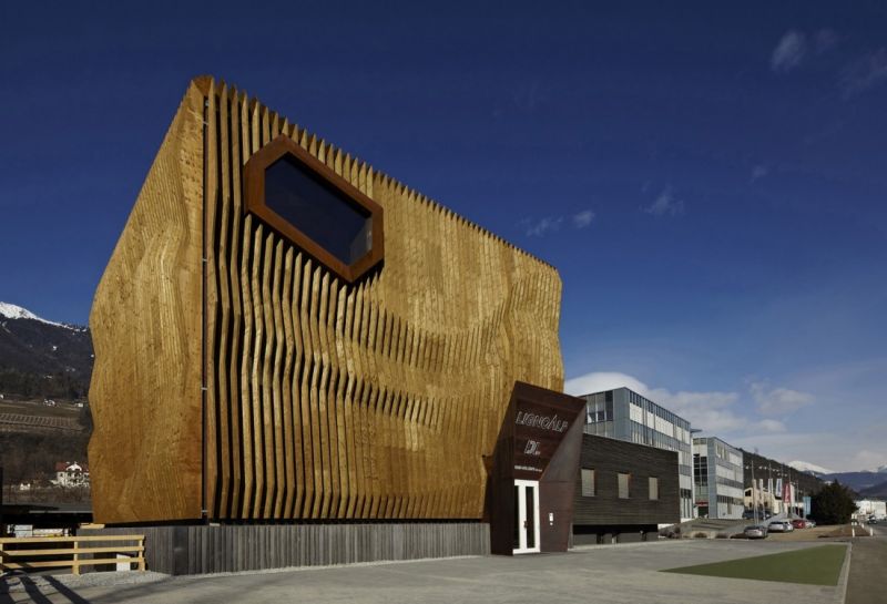 arquitectura con madera CLT_LignoAlp office building