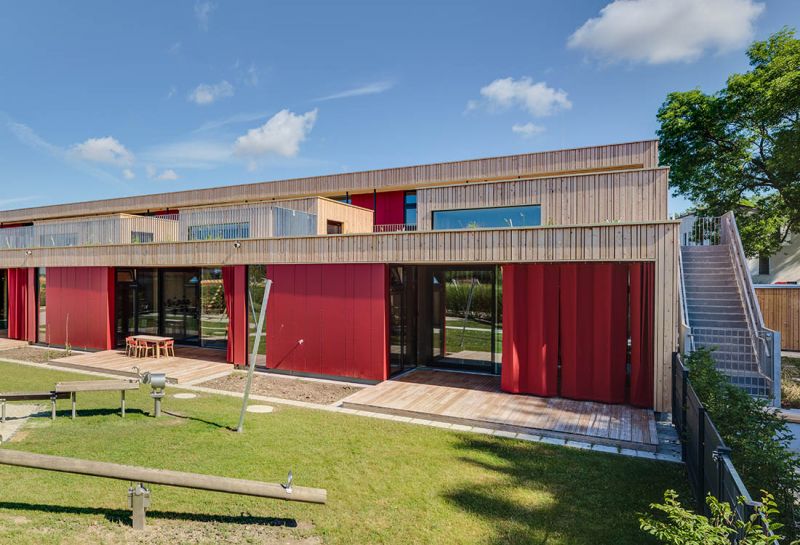 arquitectura con madera CLT_Nursery School Dietersheim