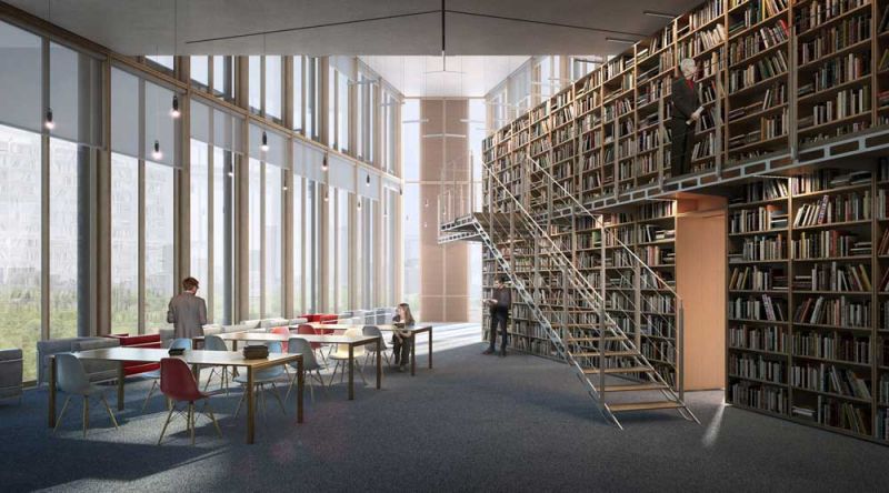 arquitectura accoya madera estructural fachada proyecto renzo piano maison avocats biblioteca