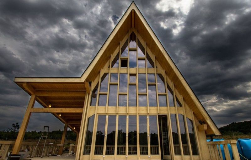 arquitectura accoya madera estructural fachada proyecto romanian home