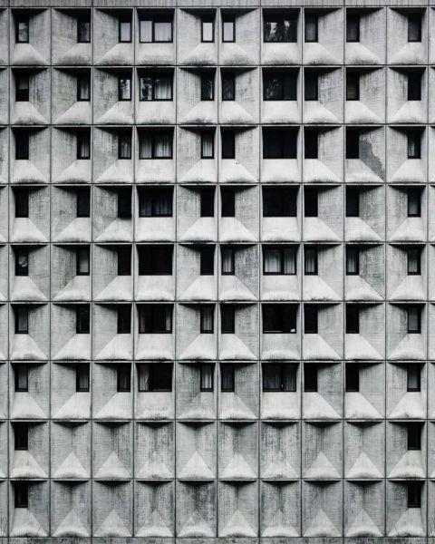 arquitectura Marcel Breuer Flaine fotografías Valentin Jeck exterior fachada prefabricada