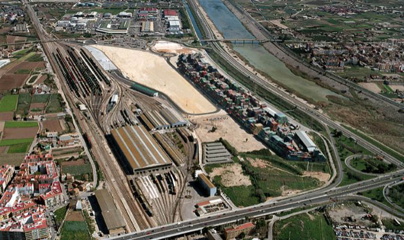 imagen actual de la estación de la Font de Sant Lluís