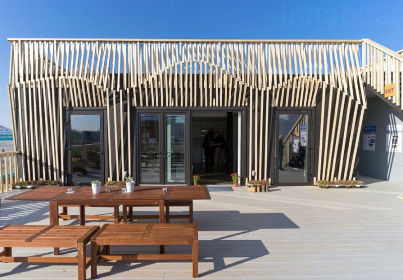 arquitectura sostenible_RISE House_Solar Decathlon_fachada