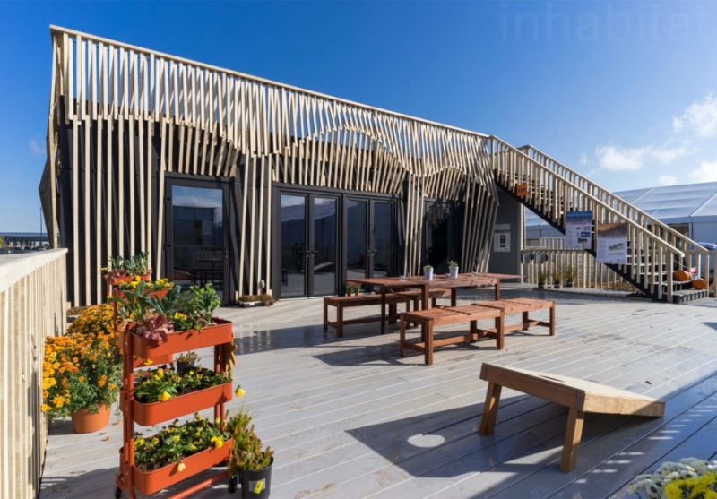 arquitectura sostenible_RISE House_Solar Decathlon_terraza