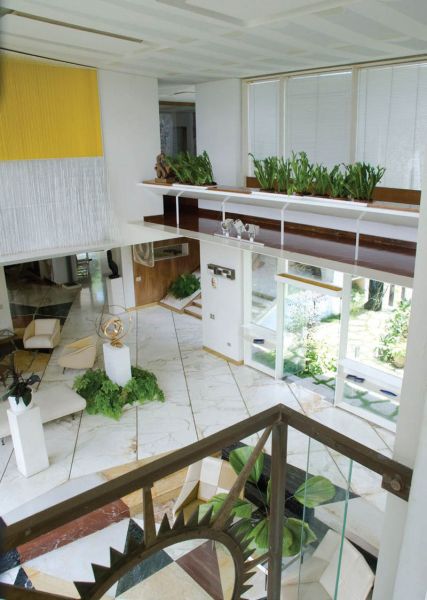 Arquitectura_Villa Planchart _G.Ponti_vista doble altura salon