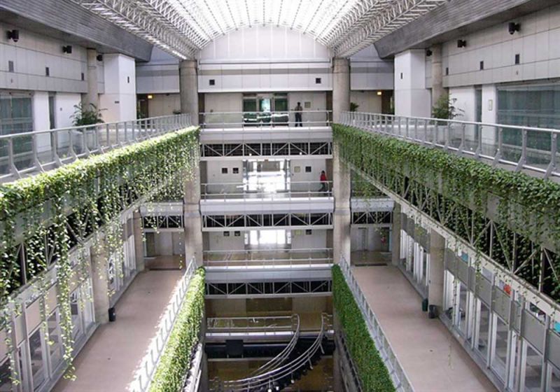 Vista interna Edificio Inteligente de las Empresas Públicas de Medellín