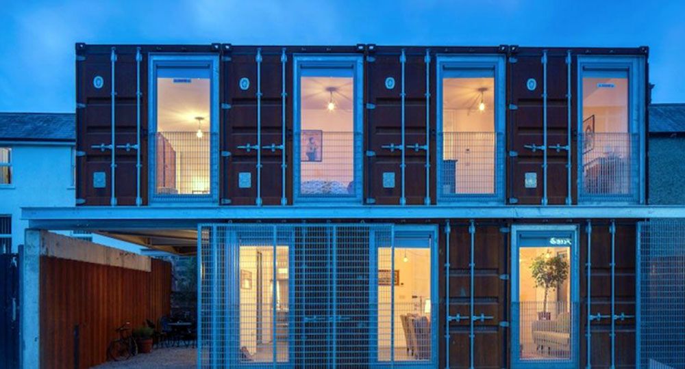 Ringsend Container House, Dublín, LID Architects. Premio de arquitectura sostenible 2018. 