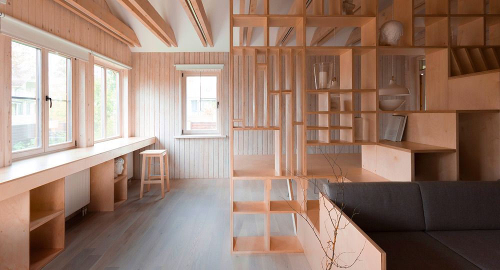 Taller de arte y arquitectura, Ruetemple Madera y más madera, taller artístico en Moscú